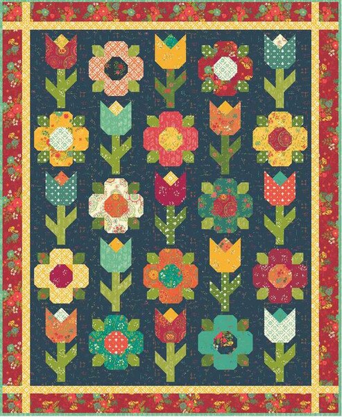 Midnight Garden Quilt Boxed Kit | Riley Blake Designs